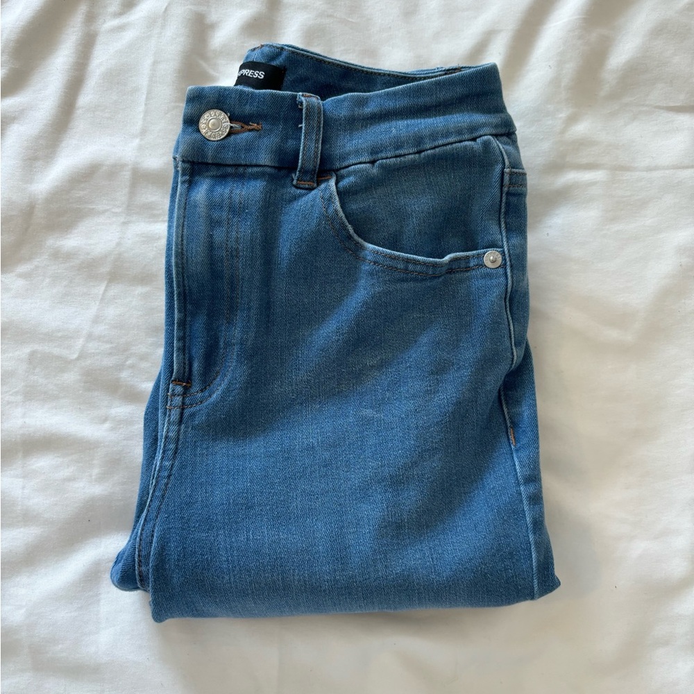 Express skinny high rise jeans size S